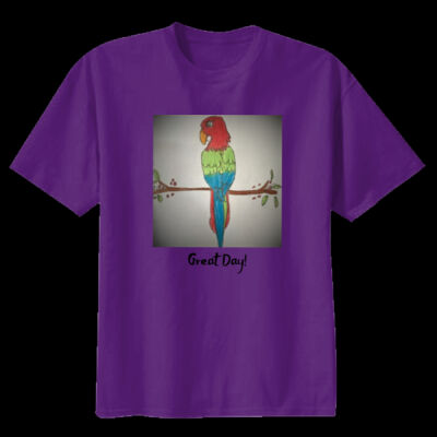 Avis Parrot - Youth Premium Cotton Tee Thumbnail