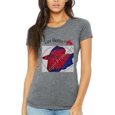 Aivs Betta Love - 	Women's Triblend Tee (Retail Quality) - BC8413 Thumbnail