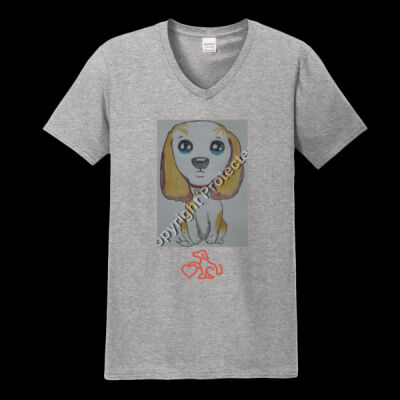 Avis Puppy - Softstyle V Neck Tee Thumbnail