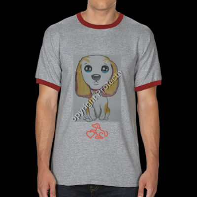 Avis Puppy - Ringer Tee Thumbnail