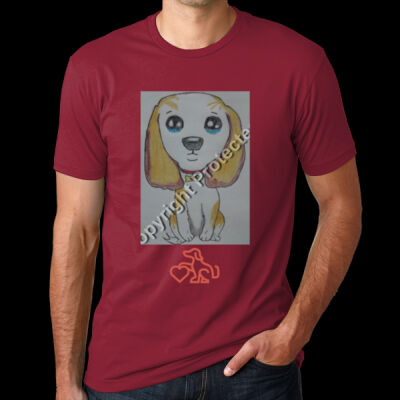 Avis Puppy - Unisex Cotton T-Shirt Thumbnail