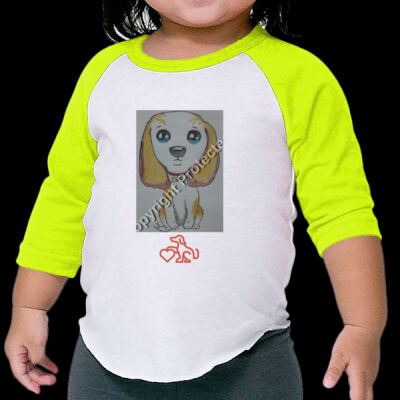 Avis Puppy - Infant Poly-Cotton 3/4-Sleeve Tee Thumbnail