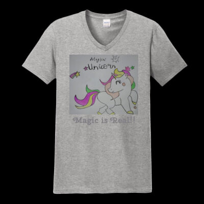 Aivs Magical Unicorn - Softstyle V Neck Tee Thumbnail
