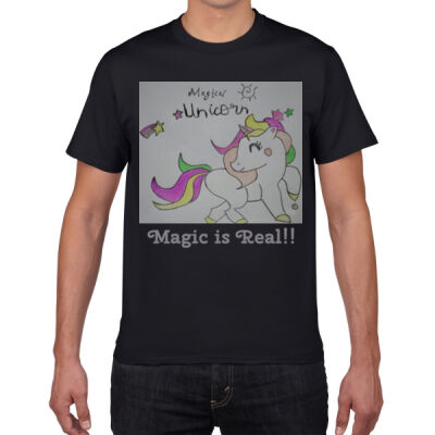 Aivs Magical Unicorn - Premium Cotton Tee Thumbnail