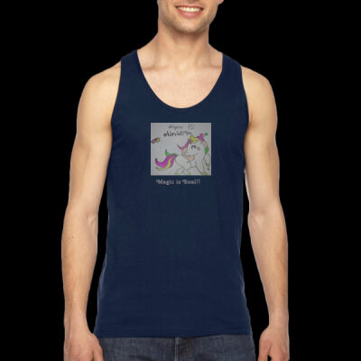 Aivs Magical Unicorn - Unisex Fine Jersey Tank Thumbnail