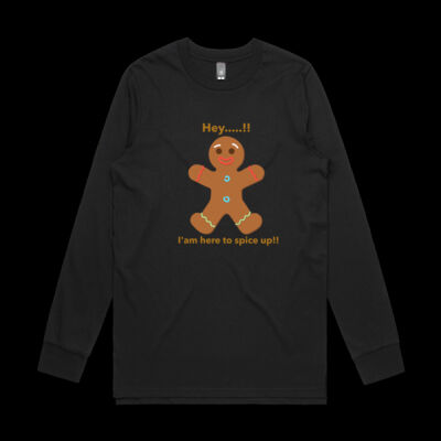 Avis funny ginger bread man- Base Organic L/S Thumbnail