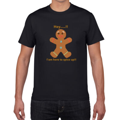 Avis funny ginger bread man- Premium Cotton Tee Thumbnail