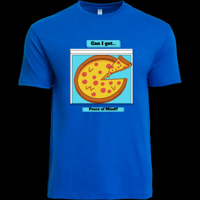 Avis Pizza Quotes- Soft Touch Round Neck Tee Thumbnail