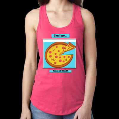 Avis Pizza Quotes- Ladies' Ideal Racerback Tank Thumbnail