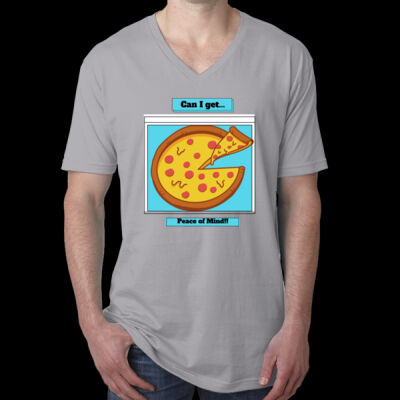 Avis Pizza Quotes- Men's Cotton V Thumbnail