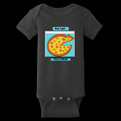 Avis Pizza Quotes- Infant Short Sleeve Baby Rib Bodysuit Thumbnail