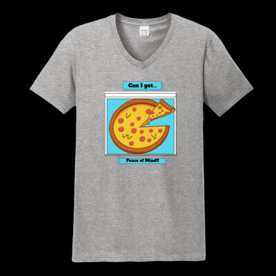 Avis Pizza Quotes- Softstyle V Neck Tee Thumbnail