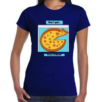 Avis Pizza Quotes- Ladies Premium Cotton Tee Thumbnail