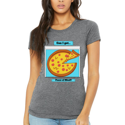 Avis Pizza Quotes- Women's Triblend Tee  Thumbnail