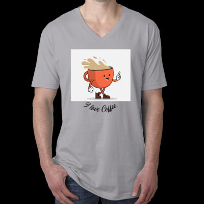Avis coffee love- Men's Cotton V Thumbnail