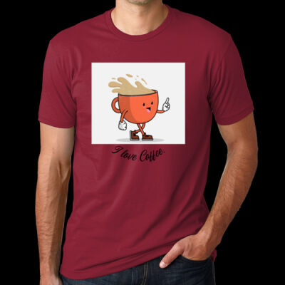 Avis coffee love- Unisex Cotton T-Shirt Thumbnail