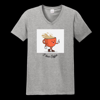 Avis coffee love- Softstyle V Neck Tee Thumbnail