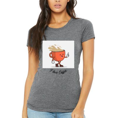 Avis coffee love- Women's Triblend Tee  Thumbnail