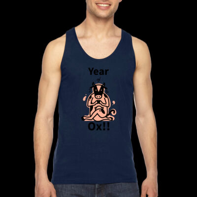 Avis ox year - Unisex Fine Jersey Tank Thumbnail