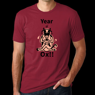 Avis ox year - Unisex Cotton T-Shirt Thumbnail