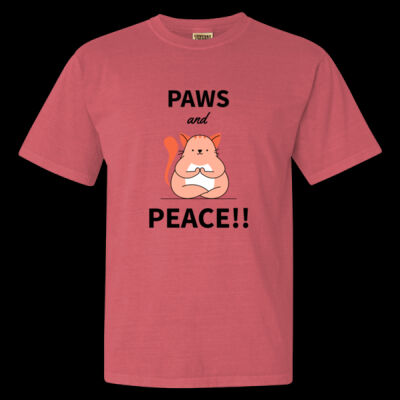 Avis Paws and Peace- Heavyweight Ring Spun Tee Thumbnail