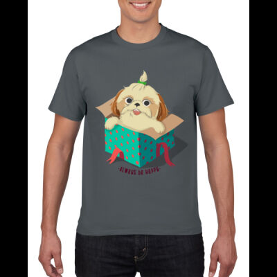 Avis cute happy puppy- Softstyle Tee Thumbnail