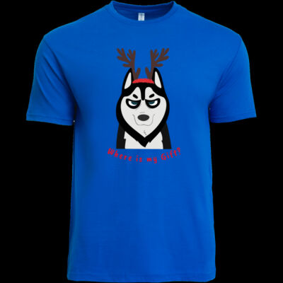 Avis funny Pedro dog Christmas- Soft Touch Round Neck Tee Thumbnail