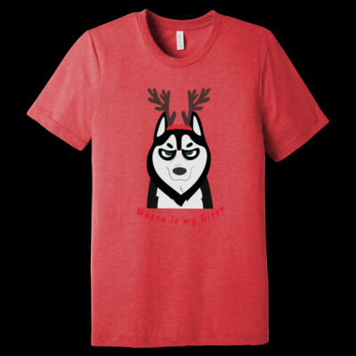 Avis funny Pedro dog Christmas - Unisex Triblend Tee Thumbnail