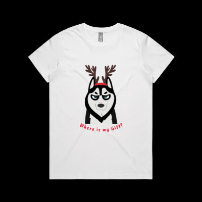 Avis funny Pedro dog Christmas- Maple Organic Tee Thumbnail