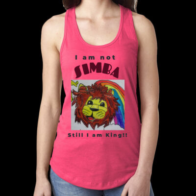 Avis Simba- Ladies' Ideal Racerback Tank Thumbnail