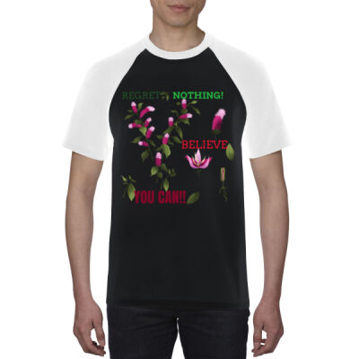 Avis Believe you can- Premium Cotton Raglan Tee Thumbnail