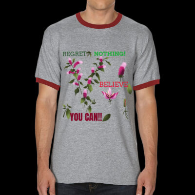 Avis Believe you can- Ringer Tee Thumbnail