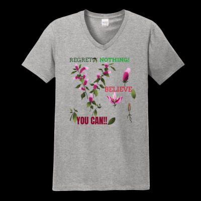 Avis Believe you can- Softstyle V Neck Tee Thumbnail