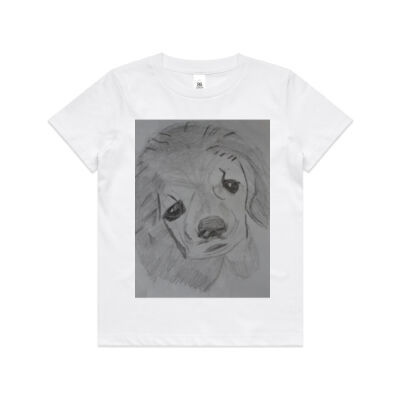 Avis puppy pencil sketch-Youth Tee Thumbnail