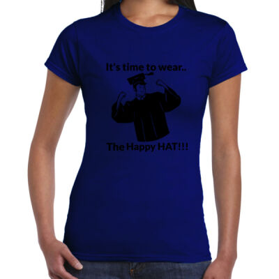 Graduation T-Shirts -  - Ladies Premium Cotton Tee Thumbnail
