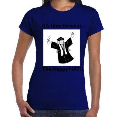 Graduation Women T-Shirts  -  - Ladies Premium Cotton Tee Thumbnail