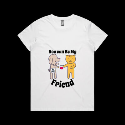 Avis you can be my friend- Maple Organic Tee Thumbnail