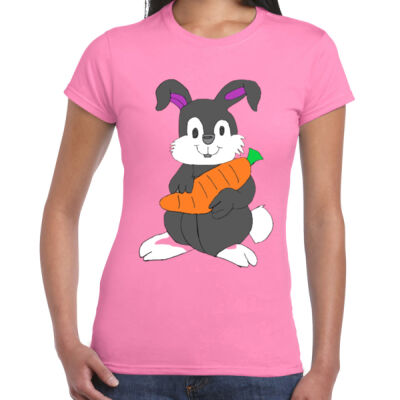 Avis Bunny - Ladies Premium Cotton Tee Thumbnail